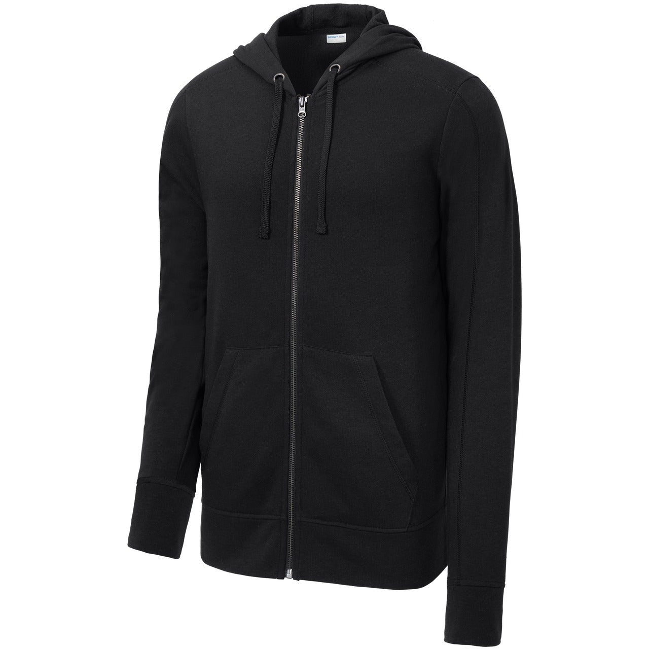 Sport-Tek PosiCharge Tri-Blend Wicking Fleece Full-Zip Hooded Jacket
