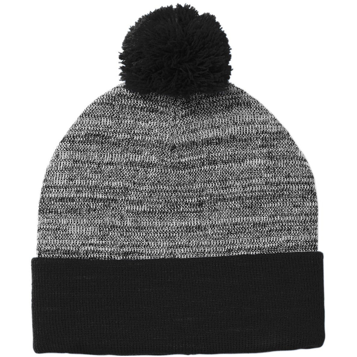 Sport-Tek Heather Pom Pom Beanie