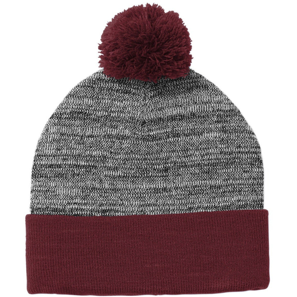 Maroon/ Grey Heather