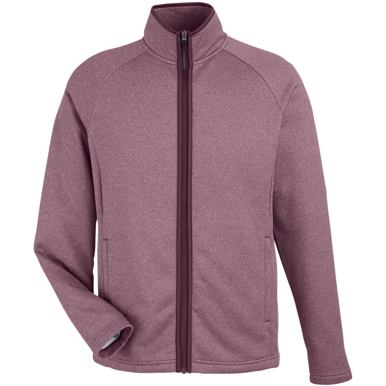 CORE365 Men's Venture Heathered Stripe Full-Zip