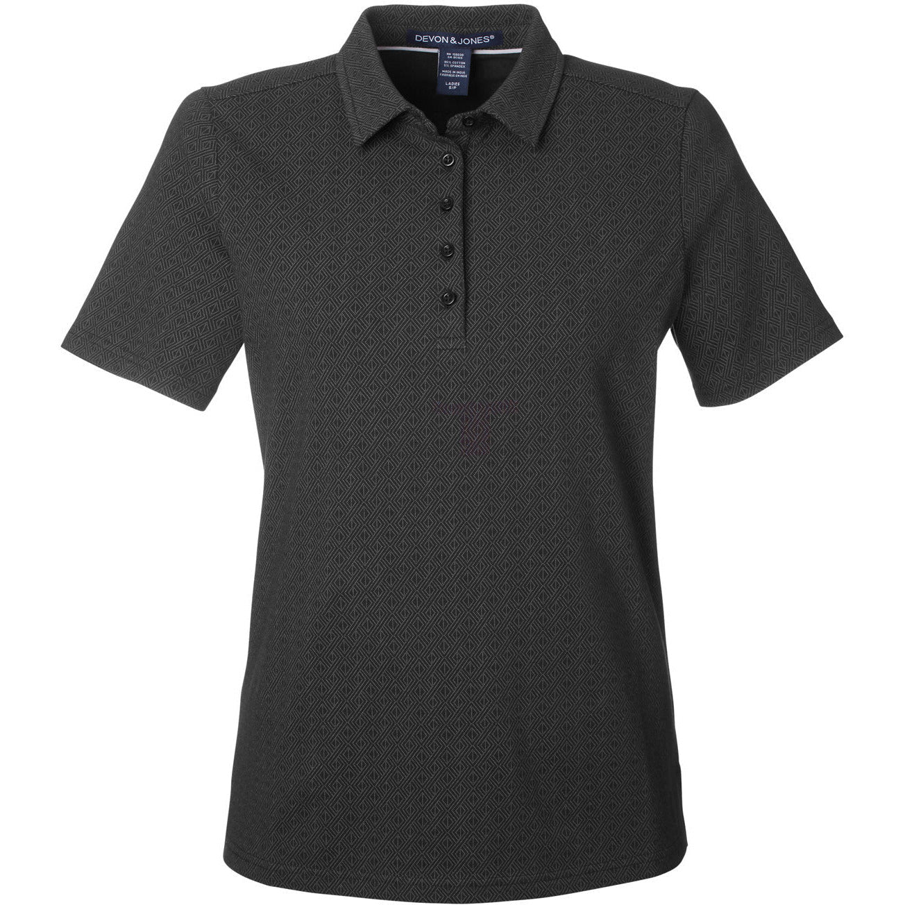Devon & Jones Crownlux Performance® Ladies' Geo Polo