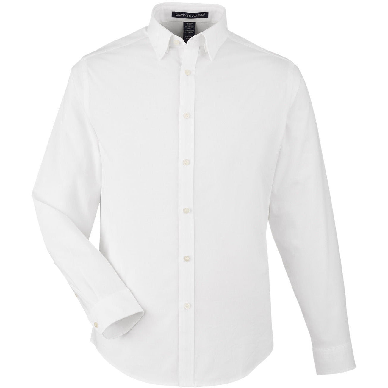 Devon & Jones CrownLux Performance® Men's Spencer Poplin Shirt