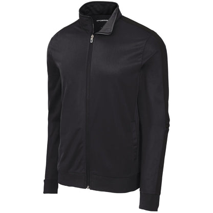 Sport-Tek Tricot Sleeve Stripe Track Jacket